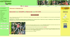 Desktop Screenshot of kletterwald-gera.de